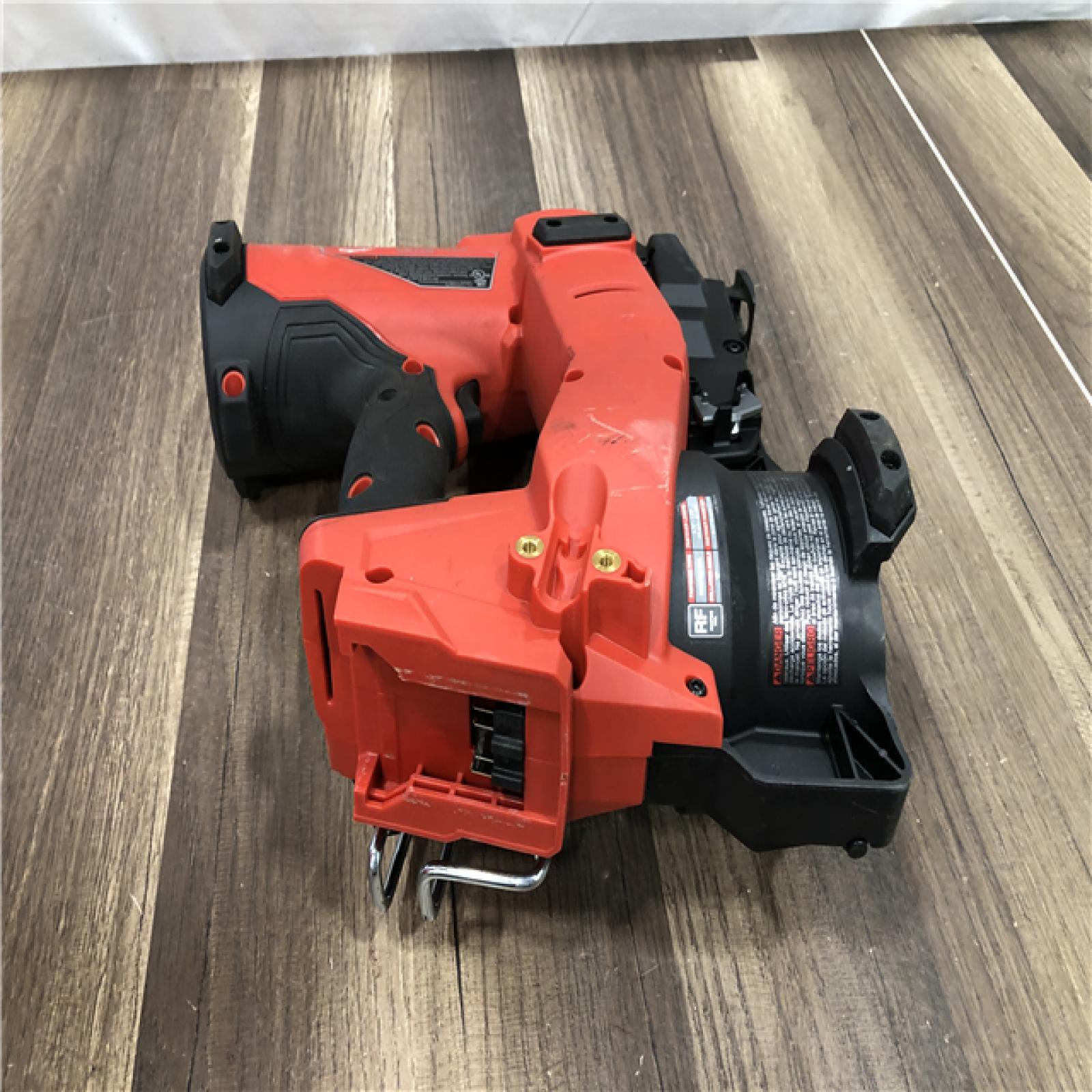 AS-IS Milwaukee FUEL 18-Volt Lithium-Ion Brushless Cordless Coil Roofing Nailer (Tool Only)