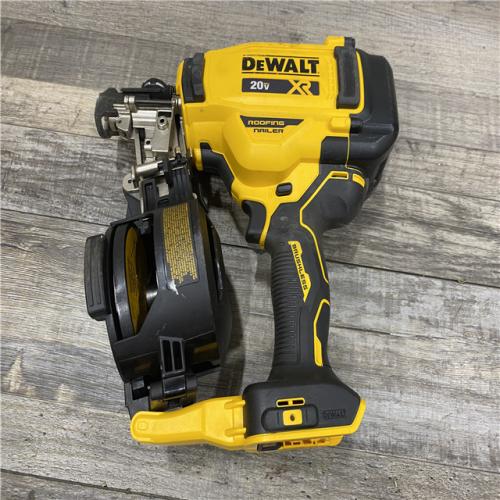 AS-IS DEWALT 20V MAX 15-Degree Electric Cordless Roofing Nailer (Tool Only)