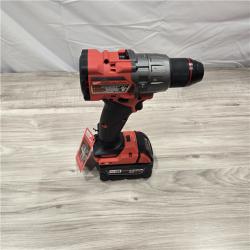 AS-IS Milwaukee 2904-22 Hammer Drill Driver Kit with Batteries  Charger & Tool Case  Red
