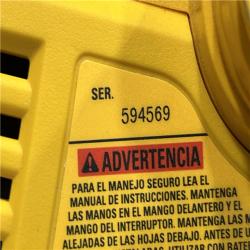 AS-IS DEWALT 20V MAX XR Cordless Brushless 3-1/4 in. Planer (Tool Only)