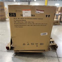 DALLAS LOCATION- AS-IS HUSKY 52IN. W x 20IN. 9 DRAWER ROLLER CABINET
