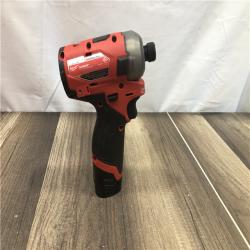 AS-IS Milwaukee FUEL SURGE 12V Lithium-Ion Brushless Cordless 1/4 in. Hex Impact Driver Compact Kit