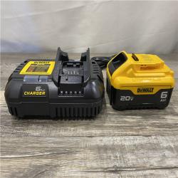 AS-IS DEWALT 20V MAX Lithium-Ion 6.0 Ah Battery and Charger