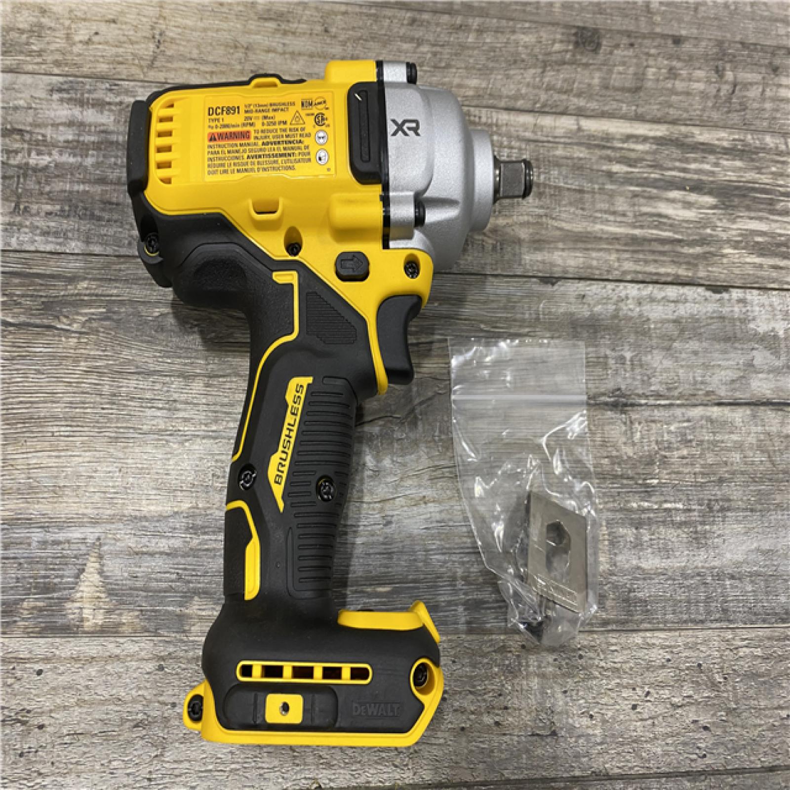 AS-IS DEWALT 20V MAX XR Cordless 1/2 in. Impact Wrench (Tool Only)