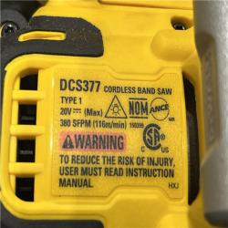 AS-IS DEWALT ATOMIC 20V MAX Cordless Brushless Compact 1-3/4 in. Bandsaw (Tool Only)