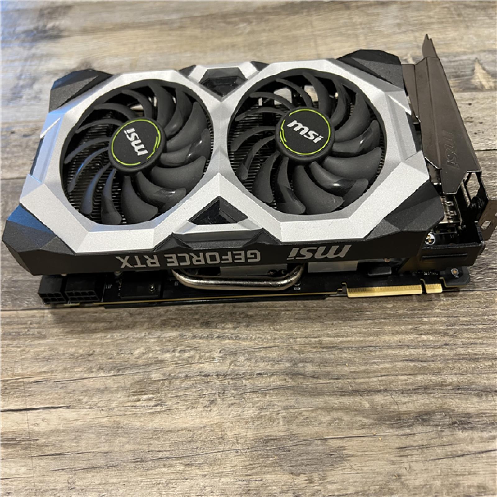 AS-IS MSI GeForce RTX 2080 Super Ventus XS OC 8GB Graphics Card  Black