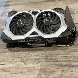 AS-IS MSI GeForce RTX 2080 Super Ventus XS OC 8GB Graphics Card  Black