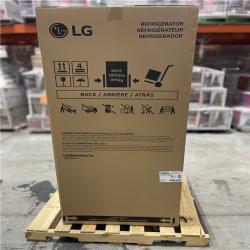 DALLAS LOCATION - LG - 20.2 Cu. Ft. Top-Freezer Refrigerator - Stainless Steel