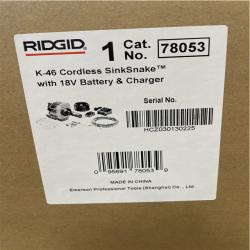 DALLAS LOCATION- RIGID K-46 Cordless SinkSnake Deluxe Kit