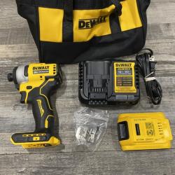 AS-IS DEWALT Atomic 20V Max Lithium-Ion Brushless Cordless Compact 1/4 in. Impact Driver Kit