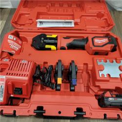 AS-IS  Milwaukee 2674-22P - M18 Short Throw Press Tool Kit - Viega PureFlow & T.