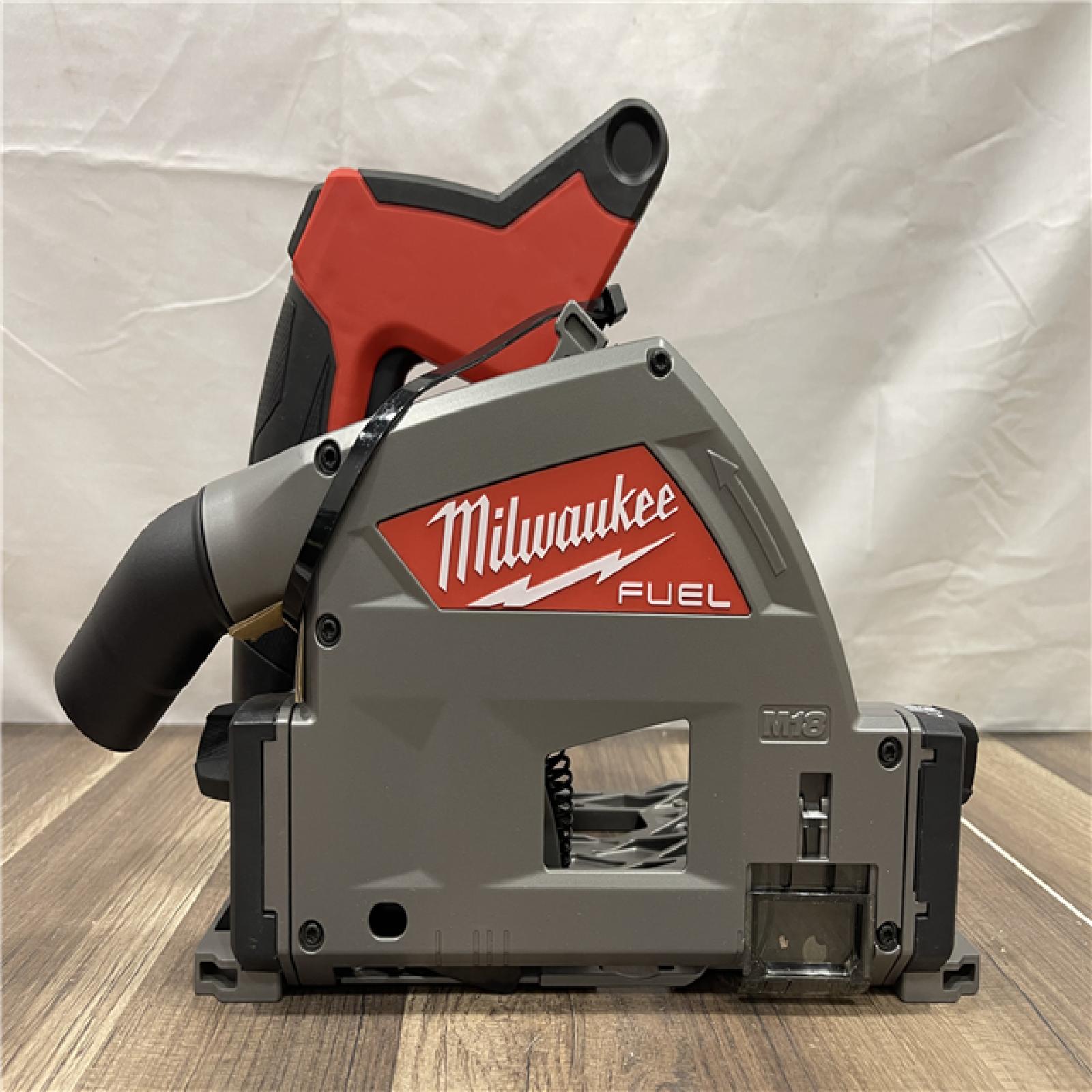 AS-IS Milwaukee FUEL 18V Lithium-Ion Cordless Brushless 6-1/2 in. Plunge Cut Track Saw (Tool-Only)