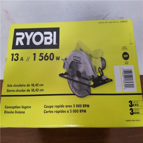 California NEW Ryobi 7-1/4 Circular Saw