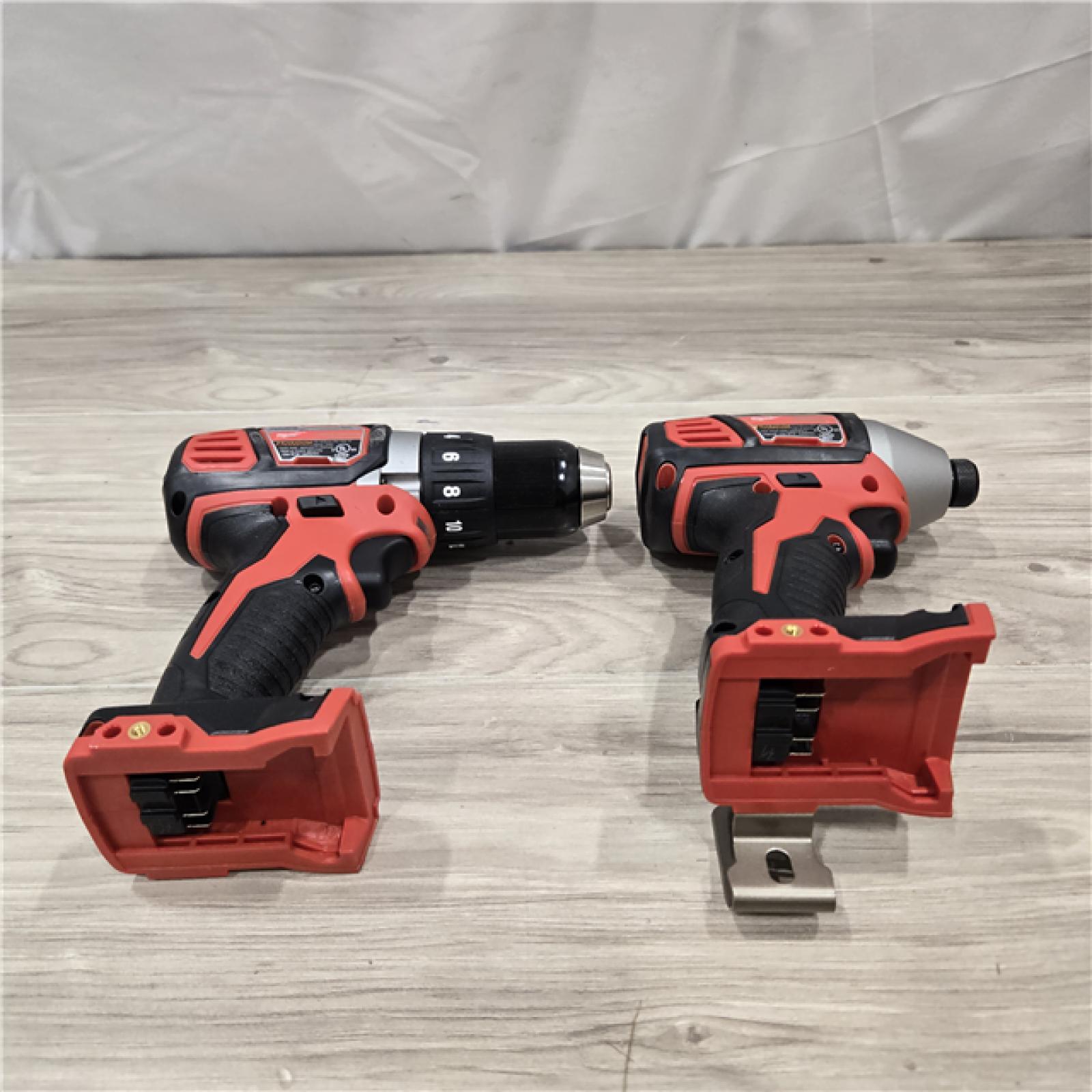 AS-IS Milwaukee 18V Cordless 2-Tool Drill/Driver and Impact Driver Kit