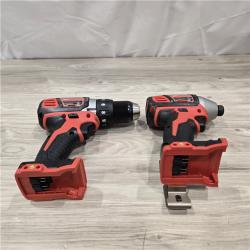 AS-IS Milwaukee 18V Cordless 2-Tool Drill/Driver and Impact Driver Kit