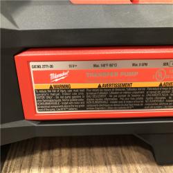 AS-IS Milwaukee M18 18-Volt 1/4 HP Lithium-Ion Cordless Transfer Pump (Tool Only)