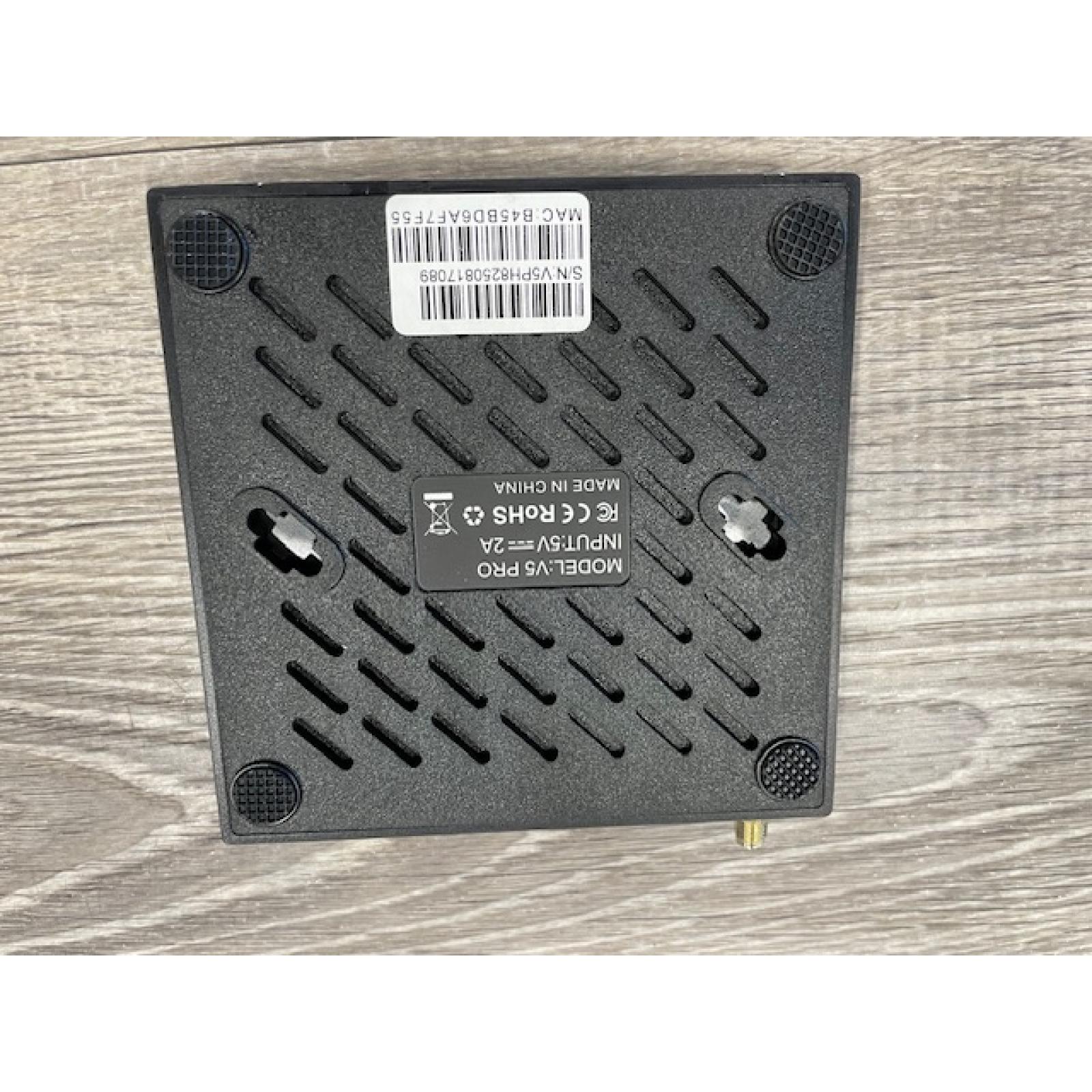 AS-IS vSeeBox V5 Pro Android 12 TV Box – 4GB RAM 32GB Storage 6K HD Voice Control Smart Streaming Device