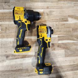 HOUSTON LOCATION - AS-IS (APPEARS LIKE NEW) DEWALT ATOMIC 20V MAX Lithium-Ion Cordless 2-Tool Combo Kit