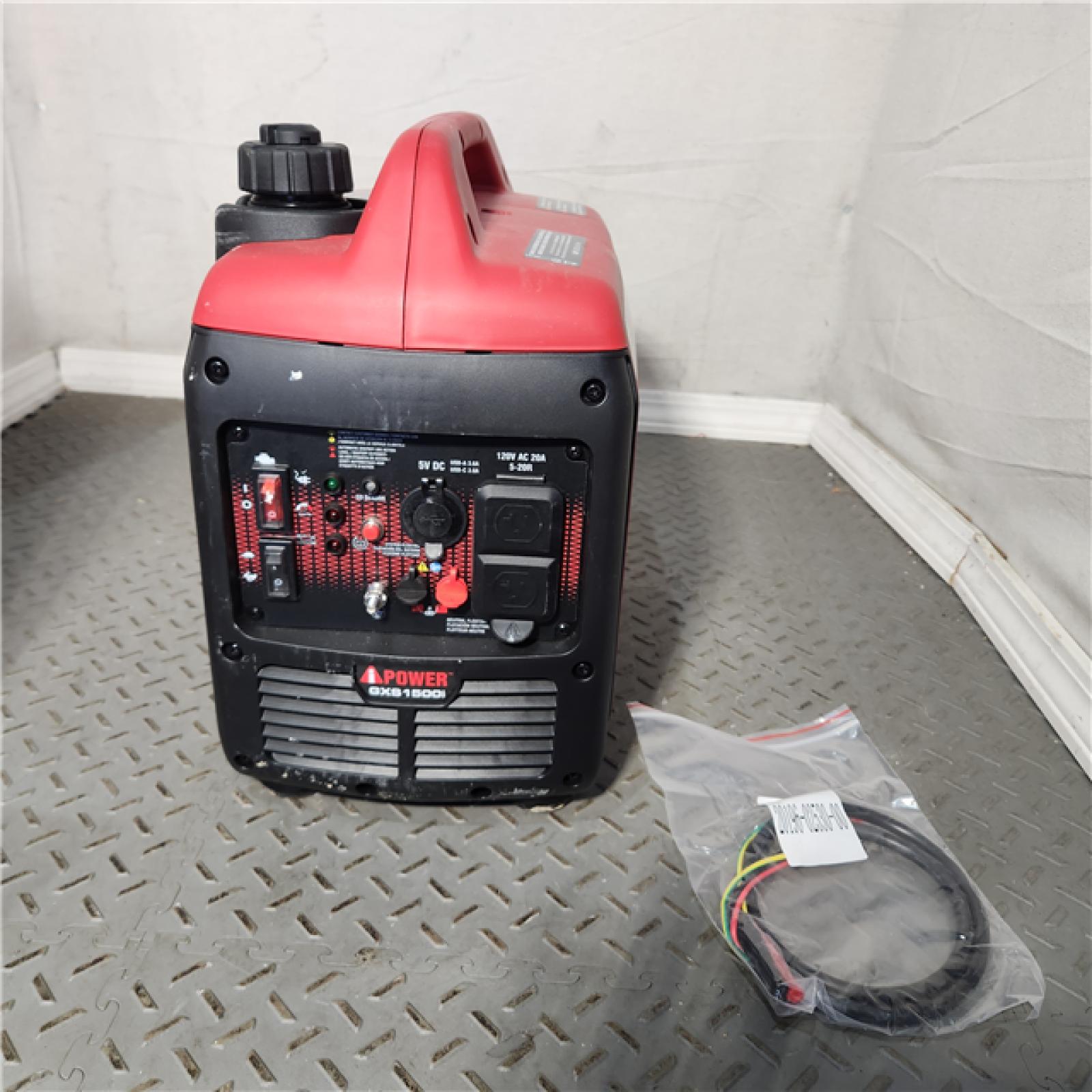 HOUSTON Location-AS-IS-A-iPower 1500-Watt Recoil Start Gasoline Powered Ultra-Light Inverter Generator with 60cc OHV Engine and CO Sensor Shutdown APPEARS IN APPEARS IN GOOD Condition