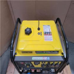 CALIFORNIA AS-IS CHAMPION 11 500/9 200-WATT ELETRIC START TRI-FUEL PORTABLE GENERATOR