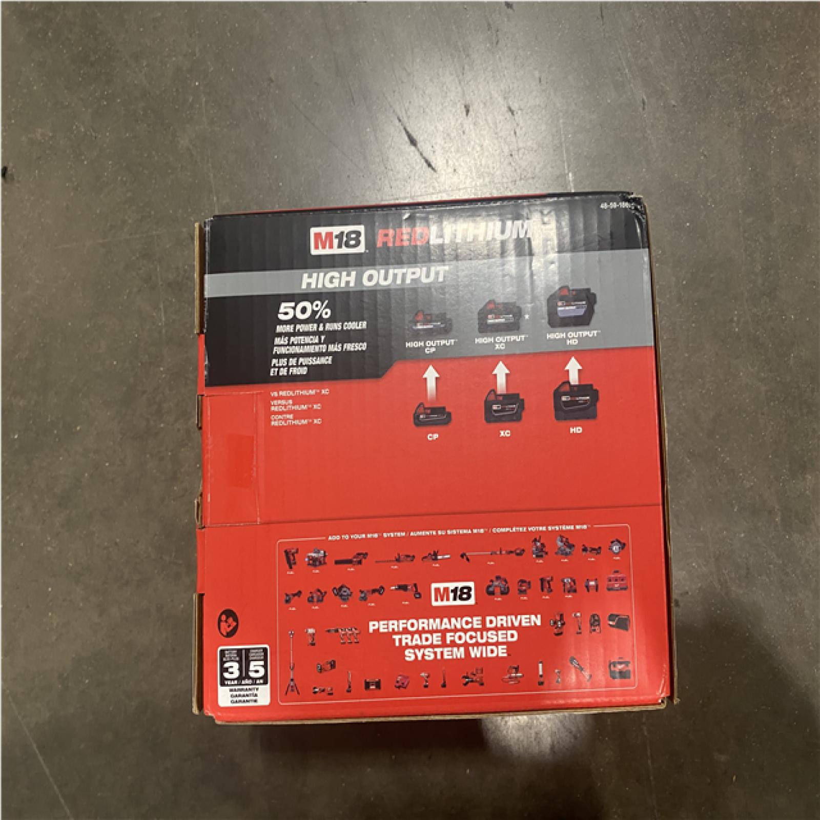 NEW- Milwaukee 18-Volt Lithium-Ion High Output Starter Kit