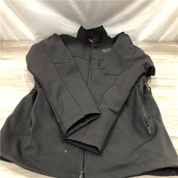 AS-IS Milwaukee Men's X-Large M12 12V Lithium-Ion Cordless TOUGHSHELL Red Heated Jacket Kit