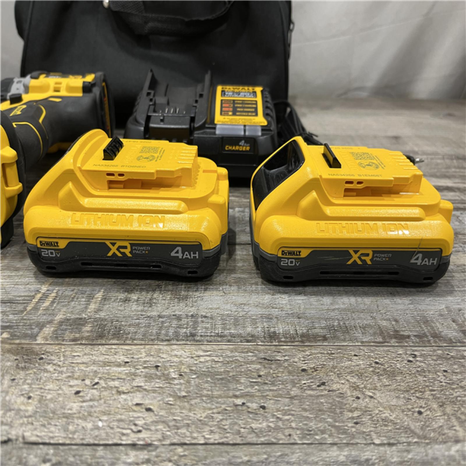 AS-IS DEWALT 20V XR Lithium-Ion Cordless Brushless 1/2 in. Drill/Driver Kit