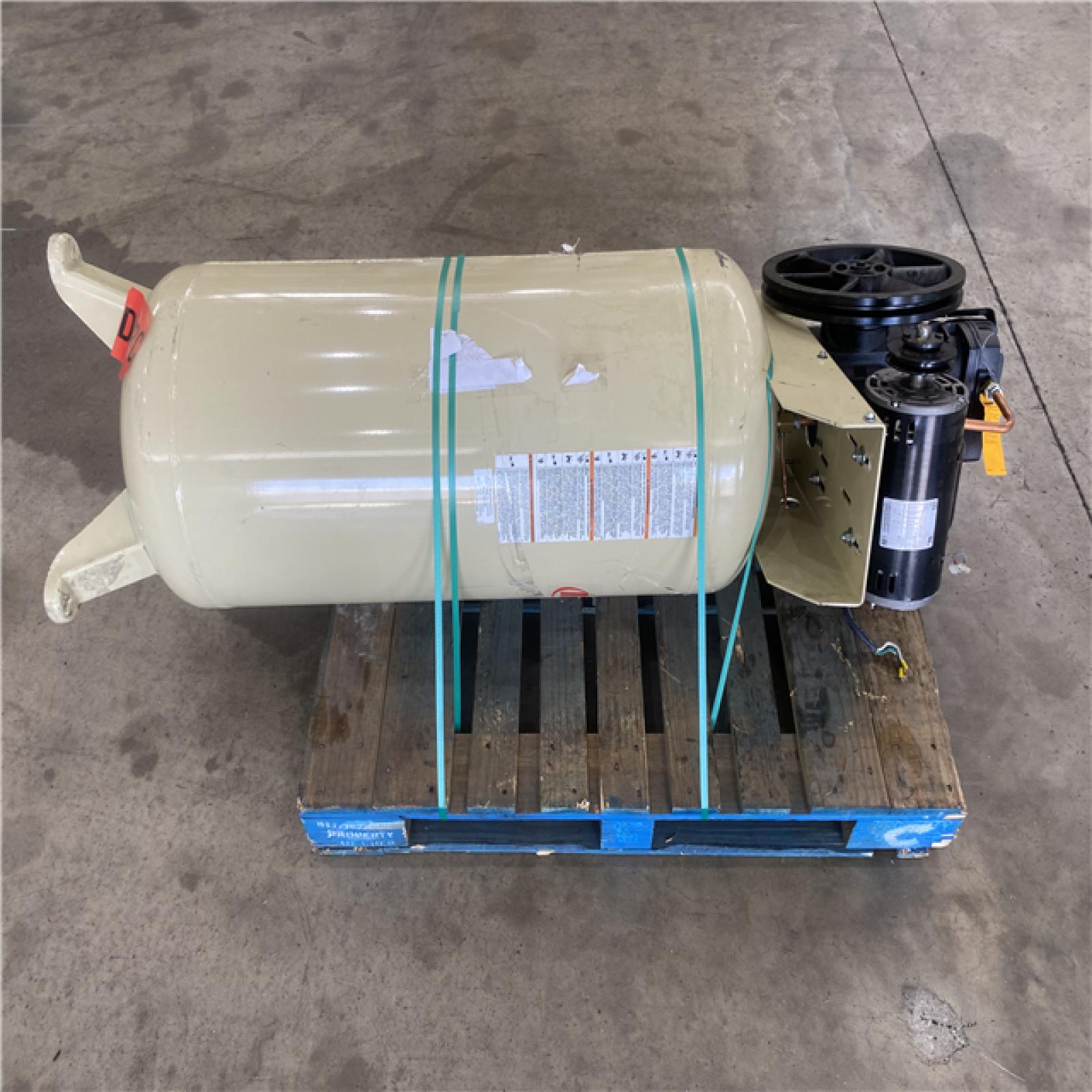 Houston Location - AS-IS Ingersoll 60 Gal Single Phase Air Compressor (No Belt) (No Cage)