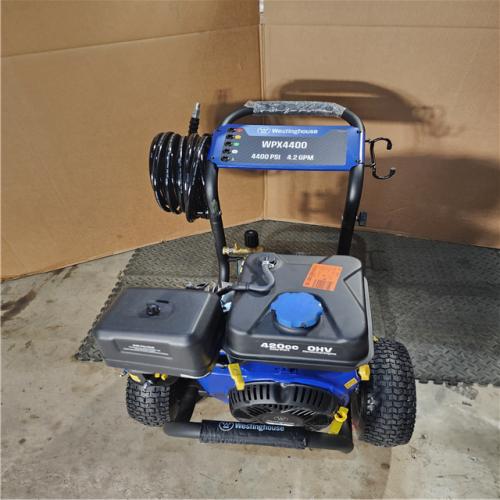 HOUSTON LOCATION - AS-IS WESTINGHOUSE WPX 4400 PSI 4.2 GPM 420 CC Cold Water Gas Powered Triplex Pump Pressure Washer with 5 Quick Connect Nozzles
