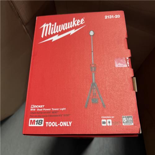 California NEW Milwaukee M18 Dual Power Tower Light (Tool Only)