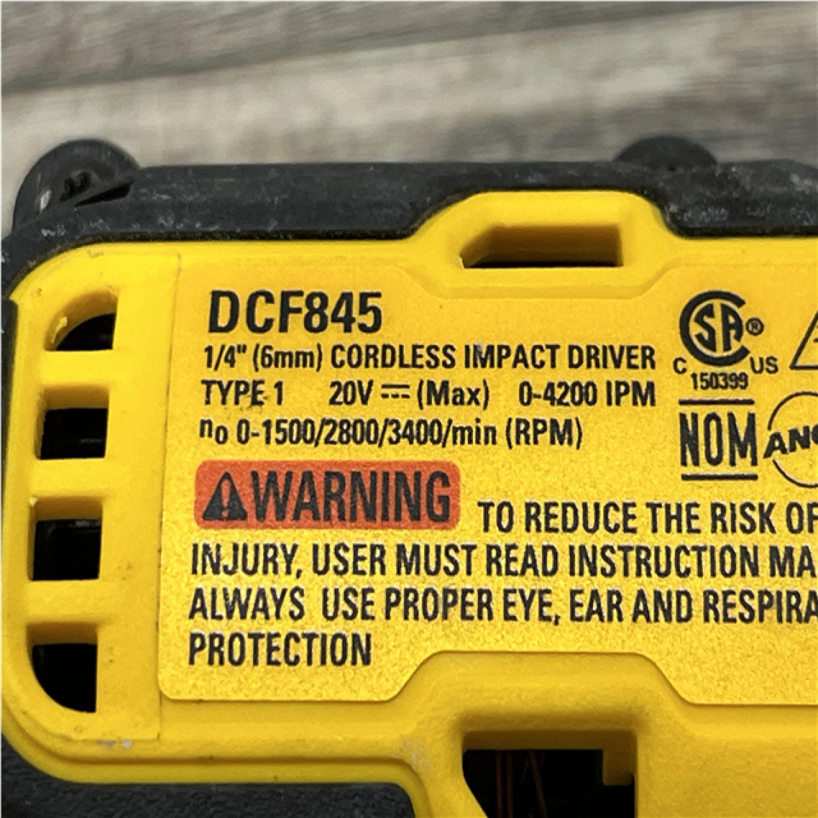 AS-IS DEWALT 20-Volt Maximum XR Cordless Brushless 1/4 in. 3-Speed Impact Driver (Tool-Only)