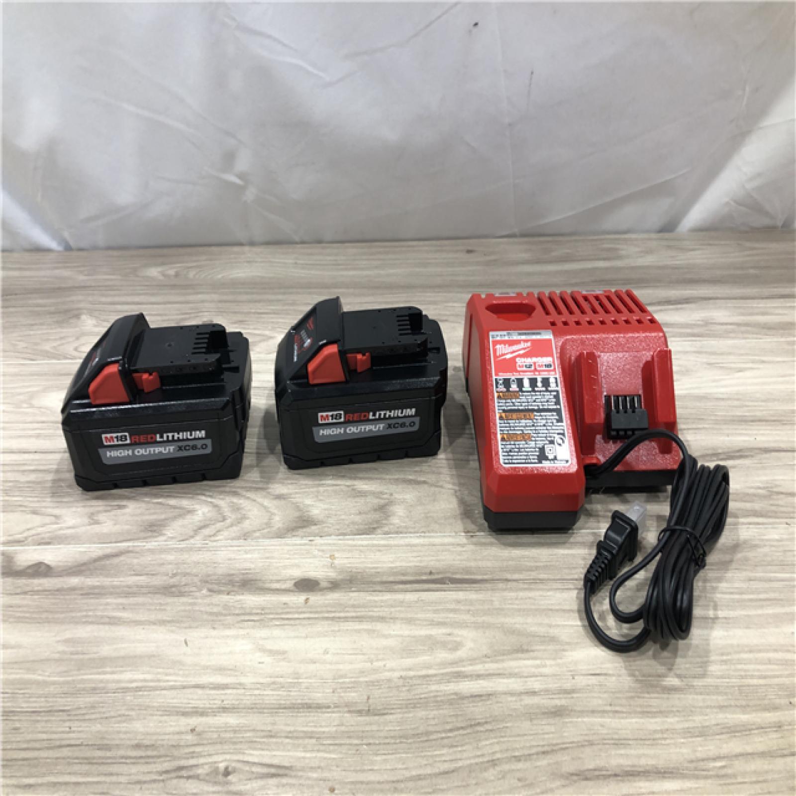 AS-IS Milwaukee 18-Volt Lithium-Ion High Output Battery Starter Kit
