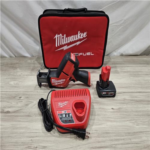 AS-IS Milwaukee FUEL 12V Lithium-Ion Brushless Cordless HACKZALL Reciprocating Saw Kit