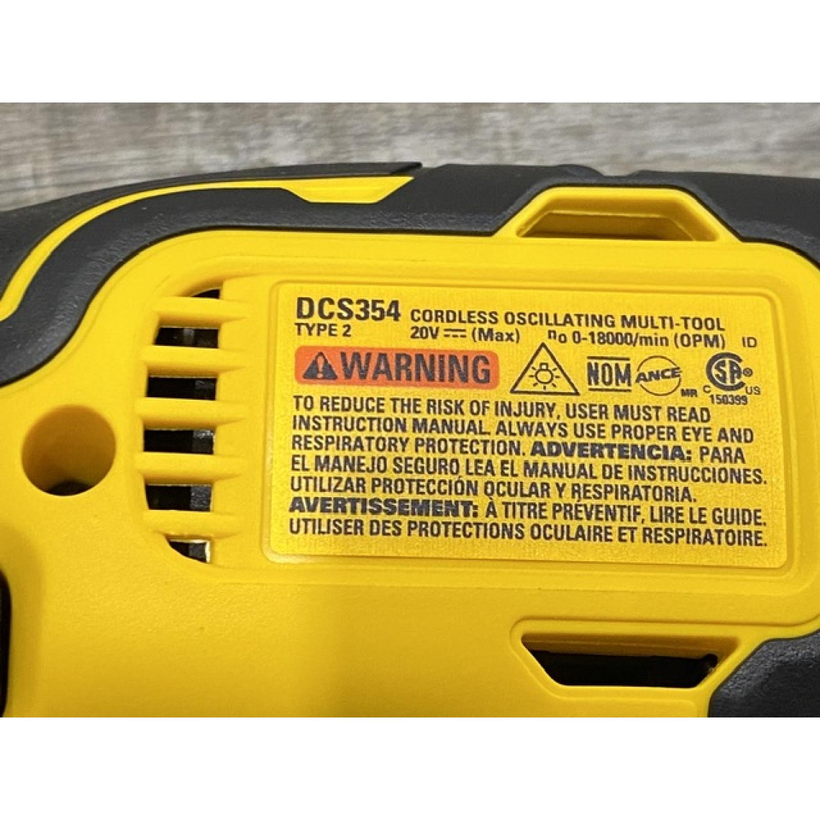 AS-IS DEWALT ATOMIC 20V MAX Cordless Brushless Oscillating Multi Tool (Tool Only)