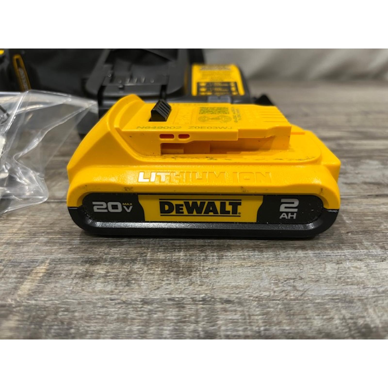 AS-IS DEWALT Atomic 20V Lithium-Ion Cordless Compact 1/2 in. Drill/Driver Kit