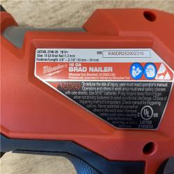 AS-IS Milwaukee FUEL 18-Volt Lithium-Ion Brushless Cordless Gen II 18-Gauge Brad Nailer (Tool-Only)