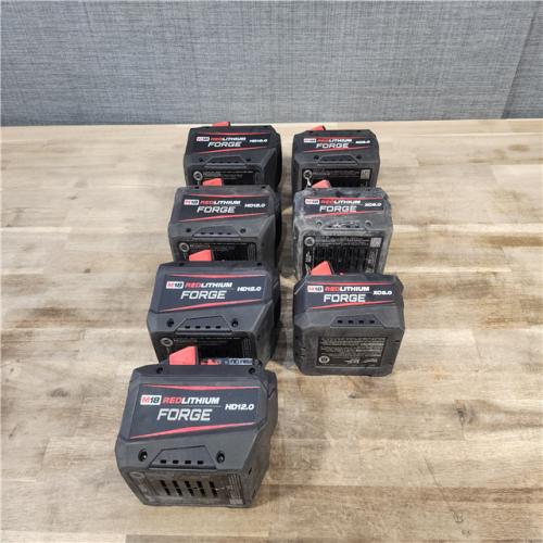 HOUSTON LOCATION - AS-IS MILWAUKEE FORGE BATTERY PACK QTY - 7