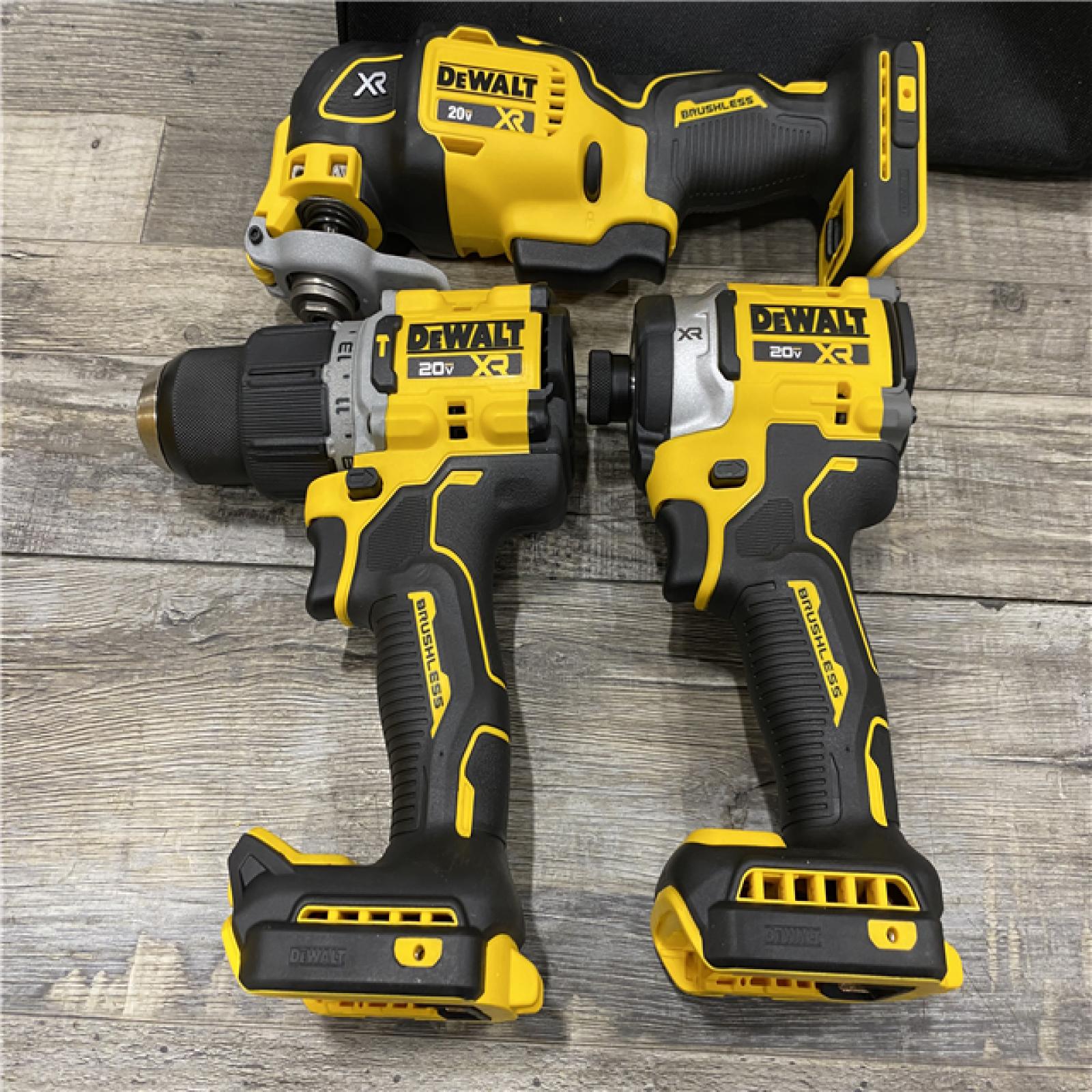 AS-IS DEWALT 20V MAX Lithium-Ion Cordless 3-Tool Combo Kit