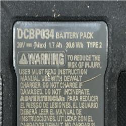 AS-IS DEWALT 20V MAX XR POWERSTACK Lithium-Ion Battery Starter Kit with 1.7Ah Battery and Charger