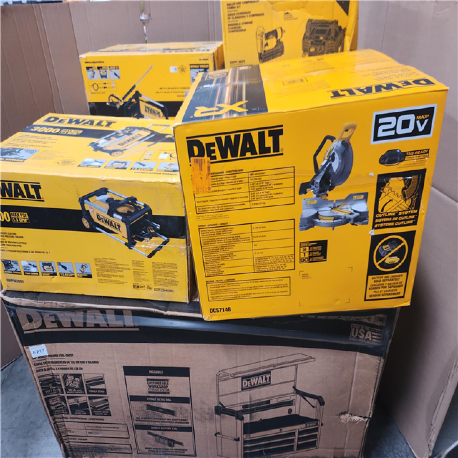 CALIFORNIA AS-IS TOOL PALLET