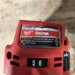HOUSTON LOCATION - AS - IS Milwaukee FUEL 18V Lithium-Ion Cordless Brushless 1/2 in. Router (Tool-Only)