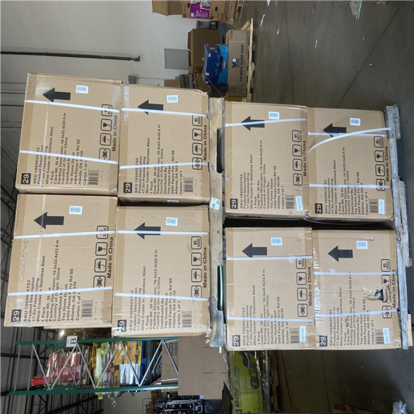 DALLAS LOCATION - 17.5 IN FREESTANDING WINE COOLER IN STAINLESS STEEL (16 UNITS)