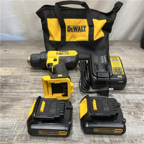 AS-IS DEWALT 20V MAX Cordless 1/2 in. Drill/Driver Kit