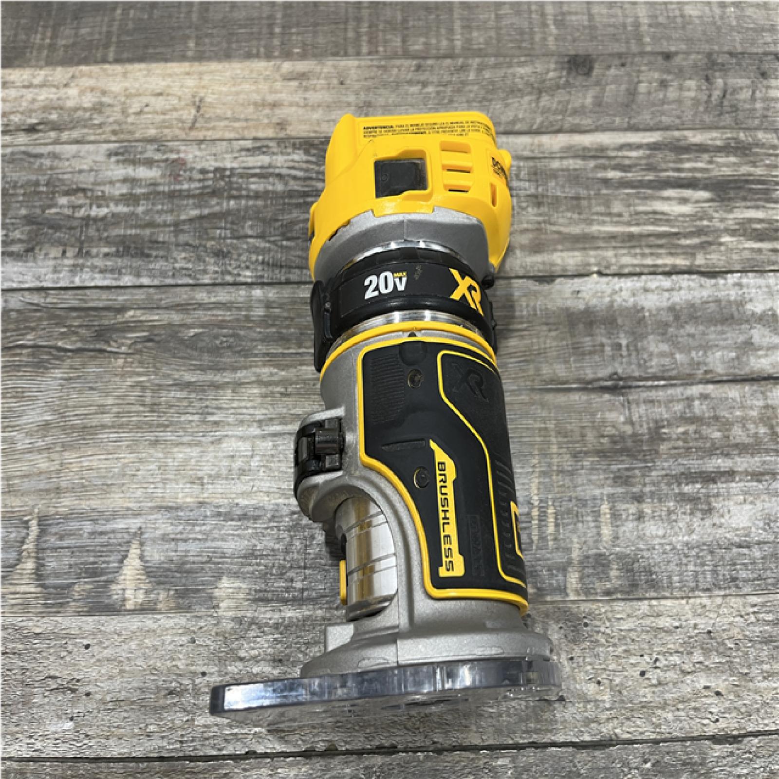 AS-IS DEWALT 20V MAX XR Cordless Brushless Fixed Base Compact Router (Tool Only)