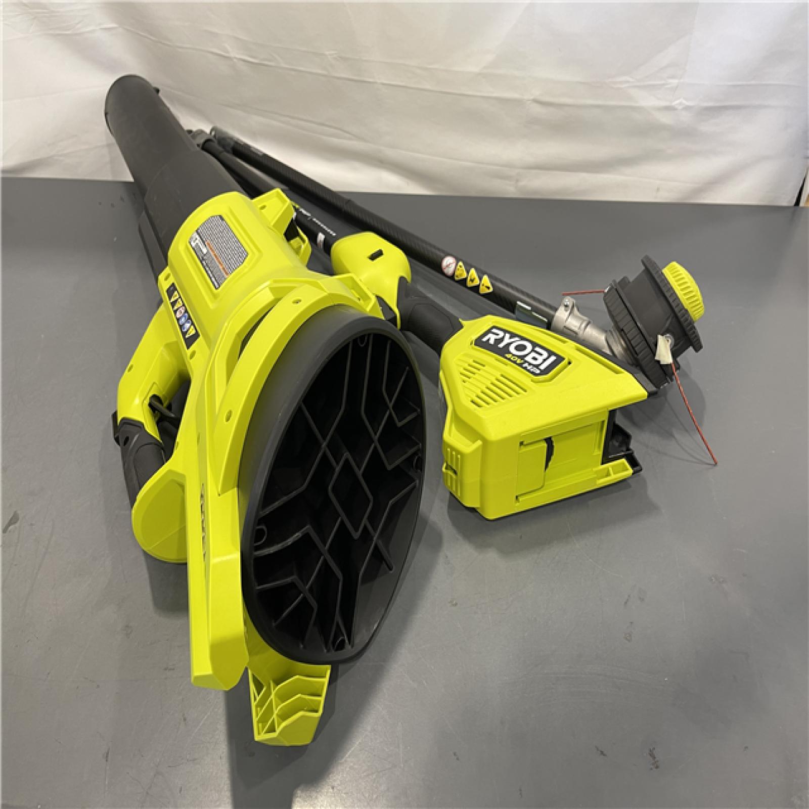 AS-IS - 40V HP Brushless 650 CFM 160 MPH Cordless Leaf Blower and Carbon Fiber String Trimmer with 4Ah Battery and Charger
