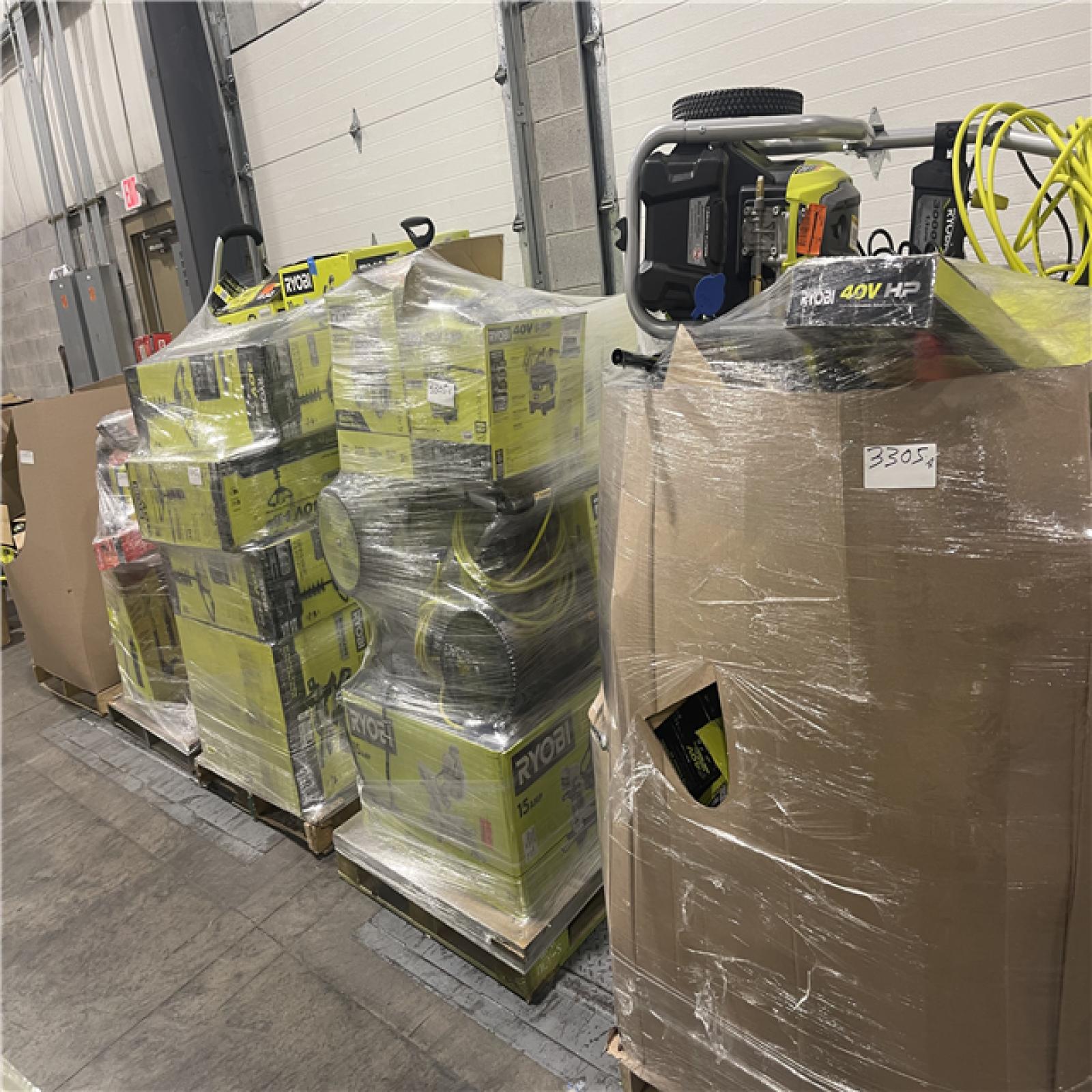 Pittston Location As-Is Power Tools Partial Truckload (14 Pallets) 3305-A