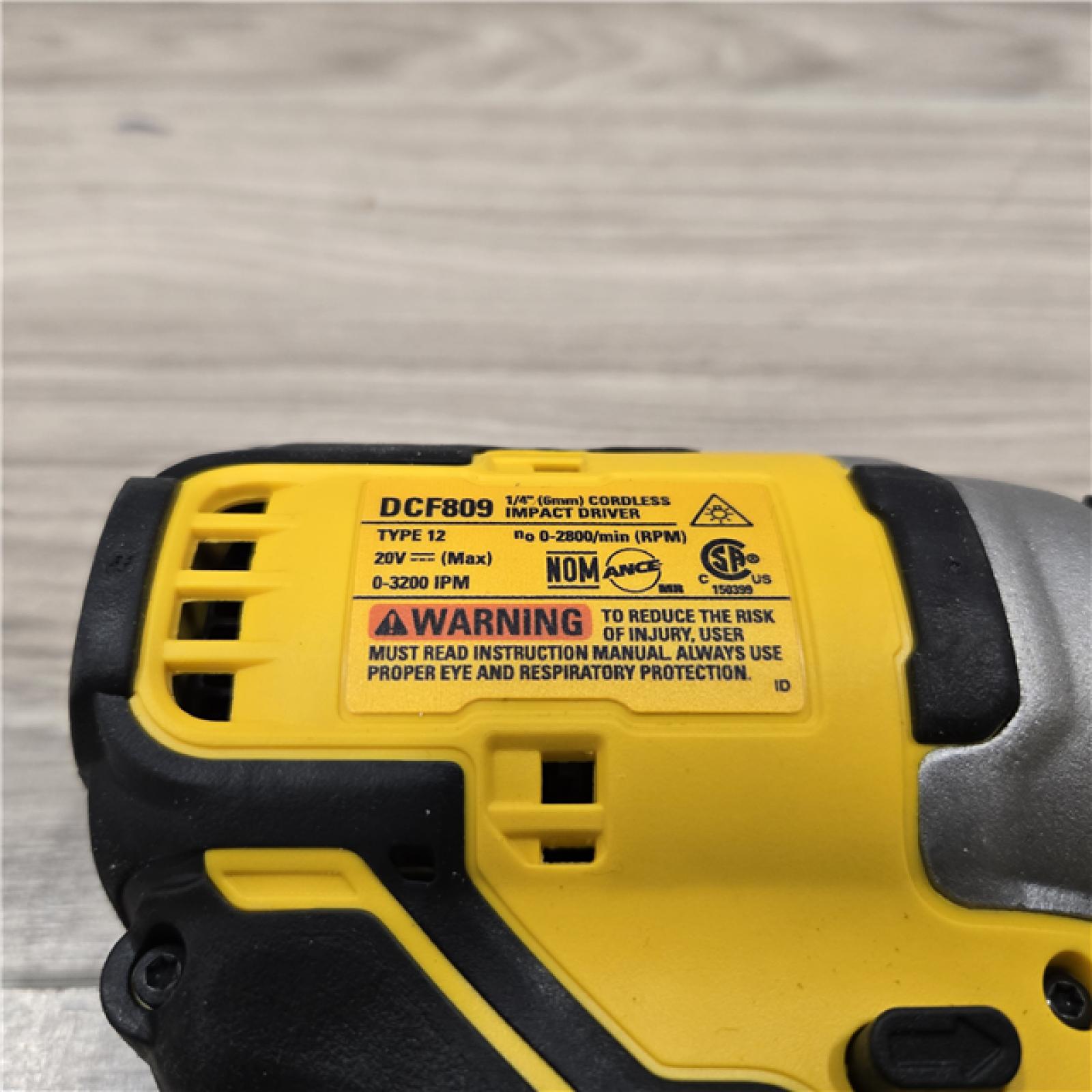 AS-IS DeWALT ATOMIC 20V MAX Cordless Compact Impact Driver Kit