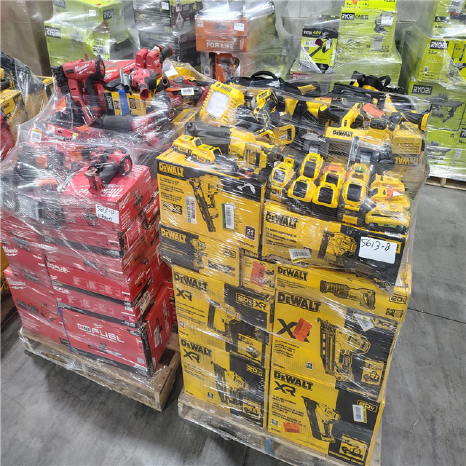Pittston Location As-Is Power Tools Partial Truckload (11 pallets) 5613-B