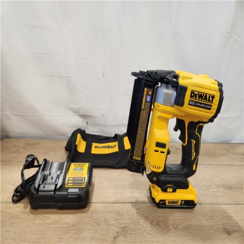 AS-IS- DEWALT ATOMIC 20V MAX Lithium Ion Cordless 23 Gauge Pin Nailer Kit