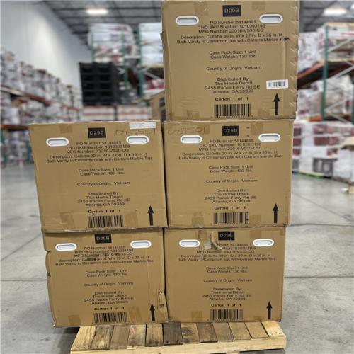 DALLAS LOCATION - BATH VANITY PALLET-(5 UNITS)